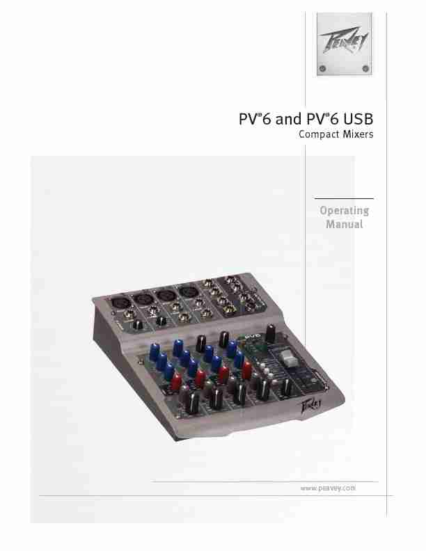 Peavey DJ Equipment PV6 AND PV6 USB-page_pdf